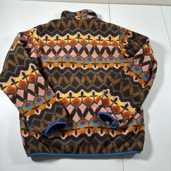 Patagonia Lightweight Synchilla Snap-T Fleece M Champions Big Anthos Aztec - Picture 4 of 9